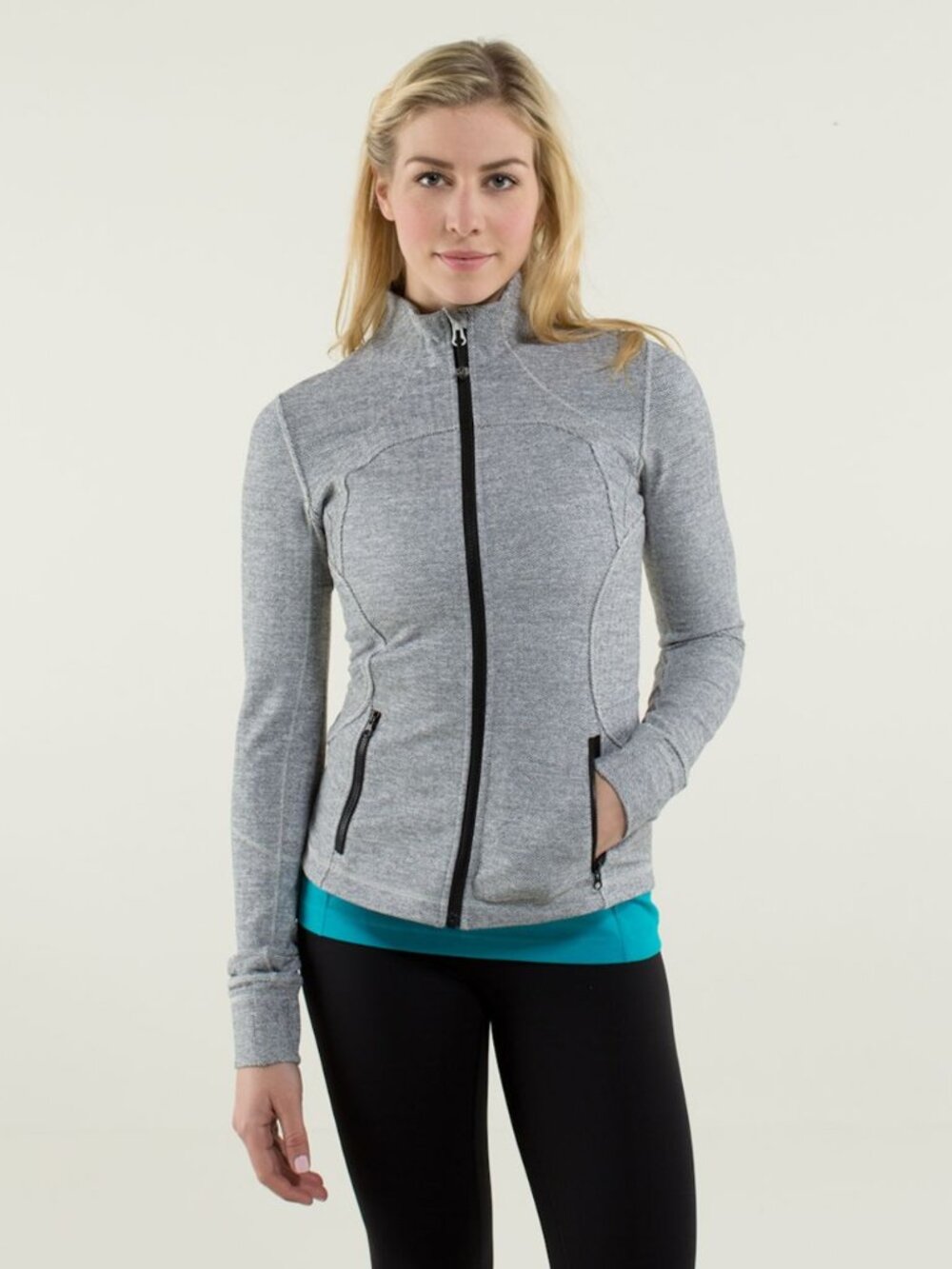Lululemon Forme Jacket II *Textured Heathered Herringbone Size 4